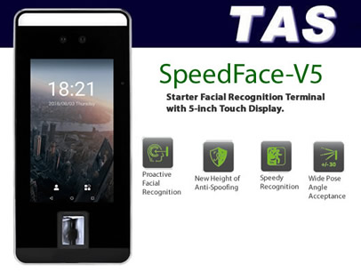 Facial recognition-Speedface-v5 access control